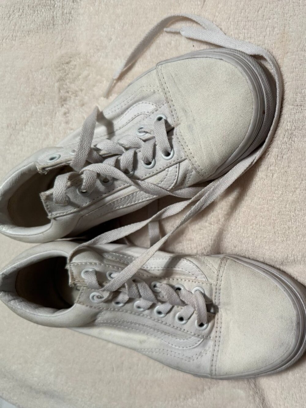 Vans Shoes - White - very little wear!!